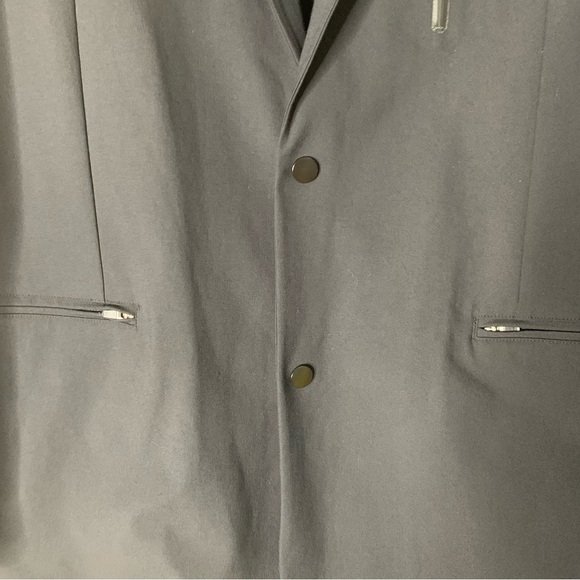 Paskho Mens Black The Ultimate Travel Full Zip Blazer Jacket XL - Picture 5 of 9